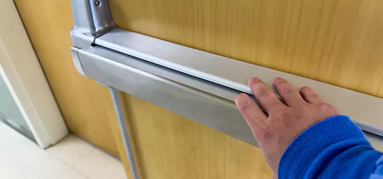 Installing a Push Bar on a Door Lynchburg
