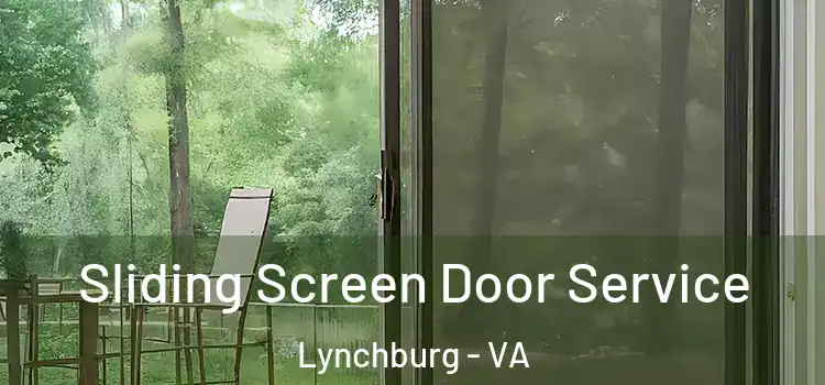 Sliding Screen Door Service Lynchburg - VA